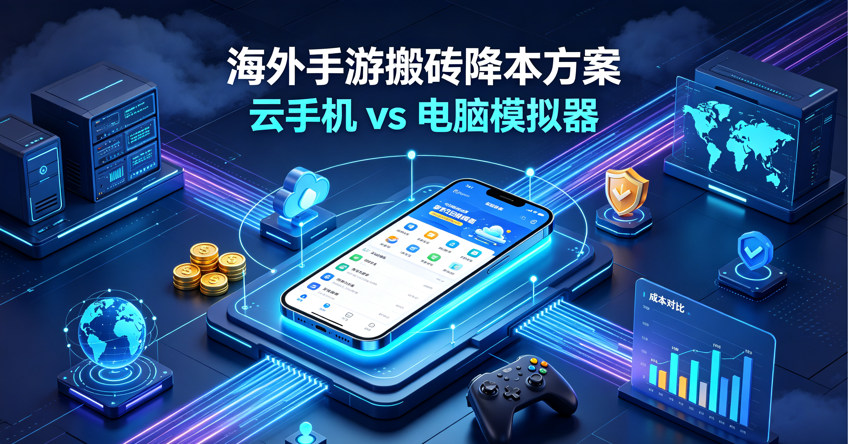 告别模拟器高成本内卷!KJphone海外云手机才是手游搬砖高性价比选择